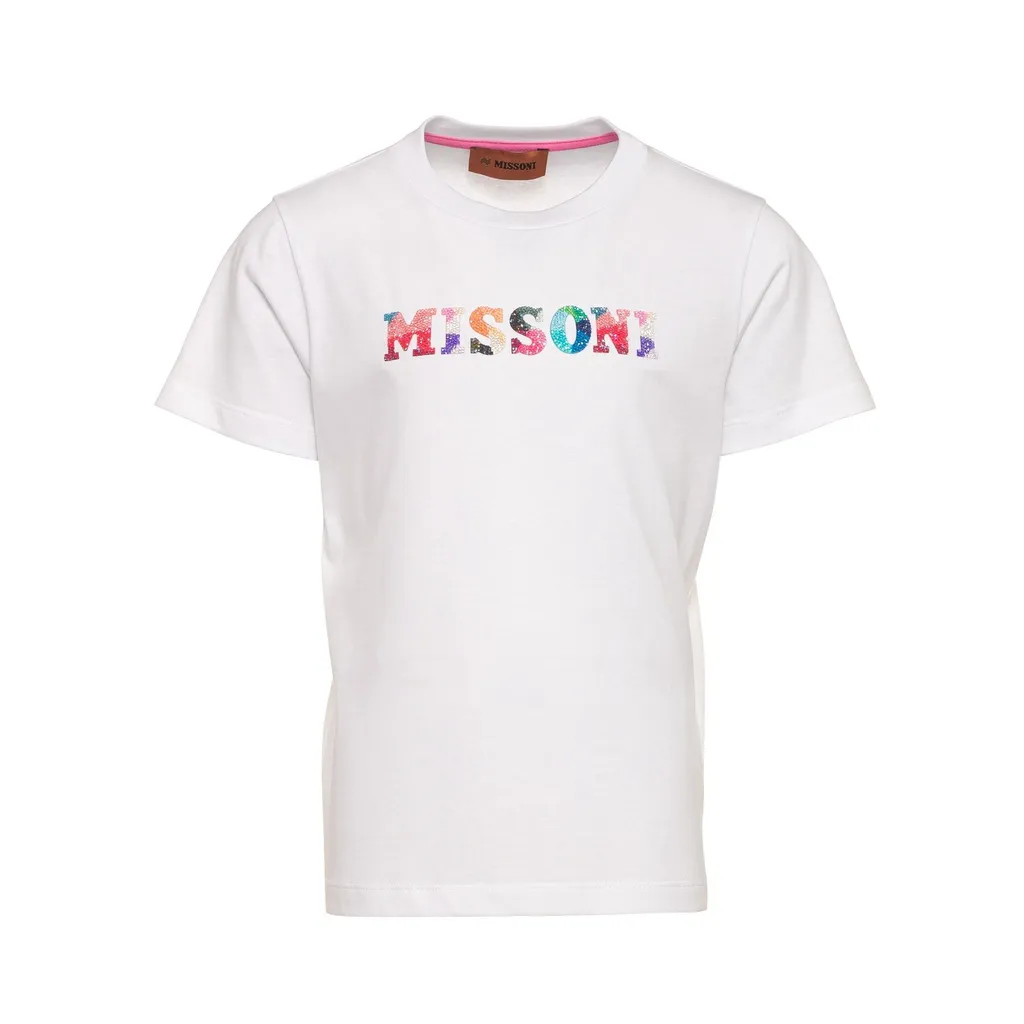 Missoni Kids Logo-Printed Crewneck T-Shirt