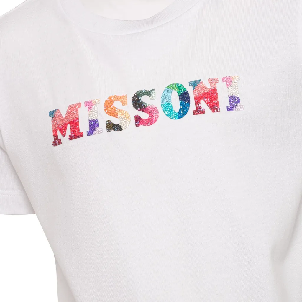 Missoni Kids Logo-Printed Crewneck T-Shirt