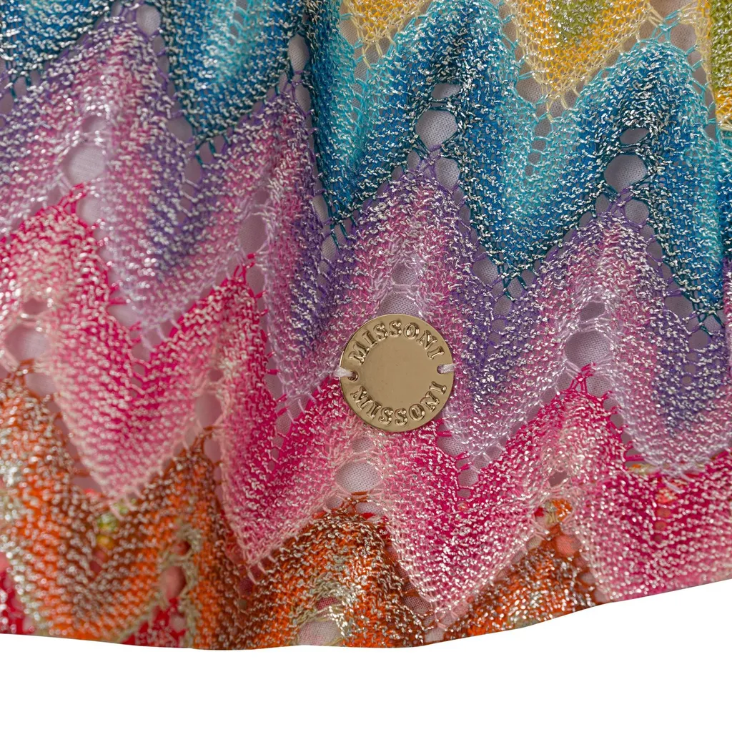 Missoni Sweaters Zigzag Patterned Sleeveless Blouse