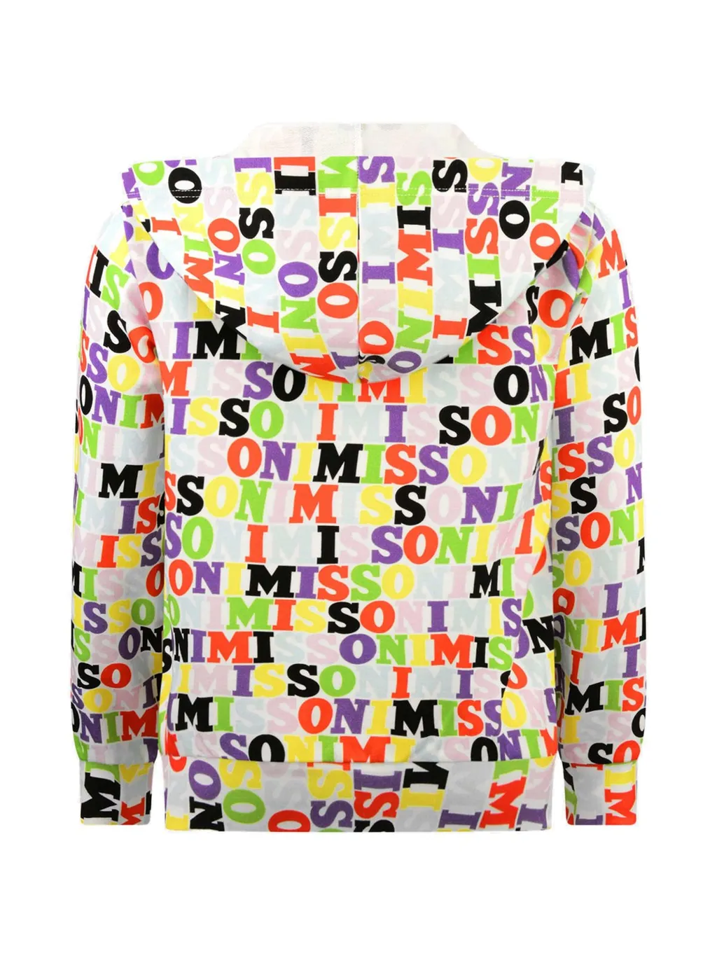 Missoni Kids Logo Printed Zipped Hoodie