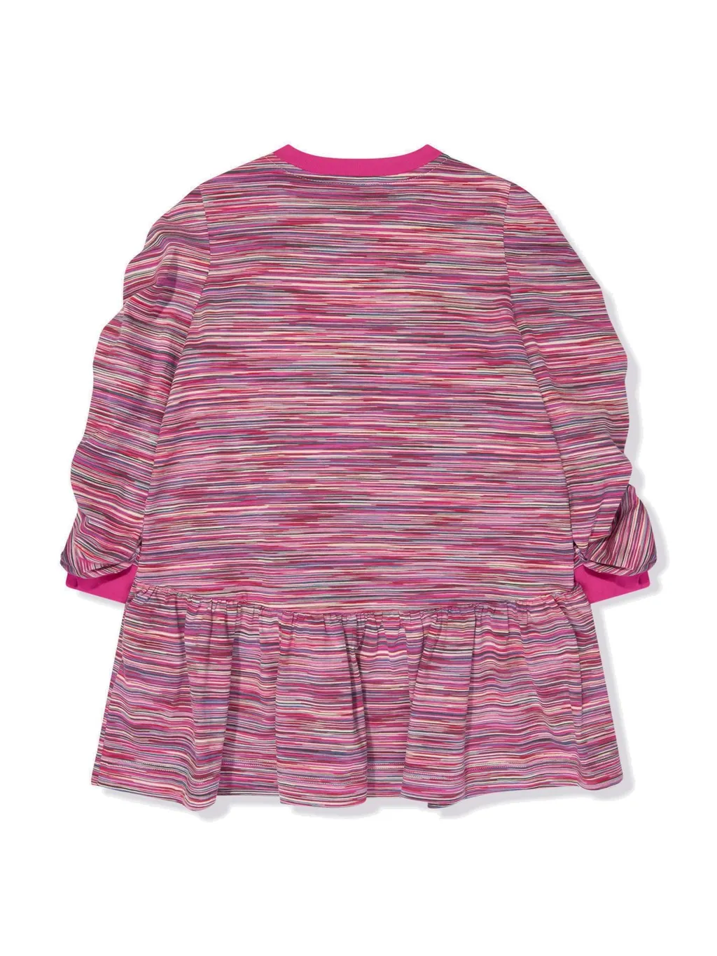 Missoni Kids Gathered Detailed Crewneck Dress