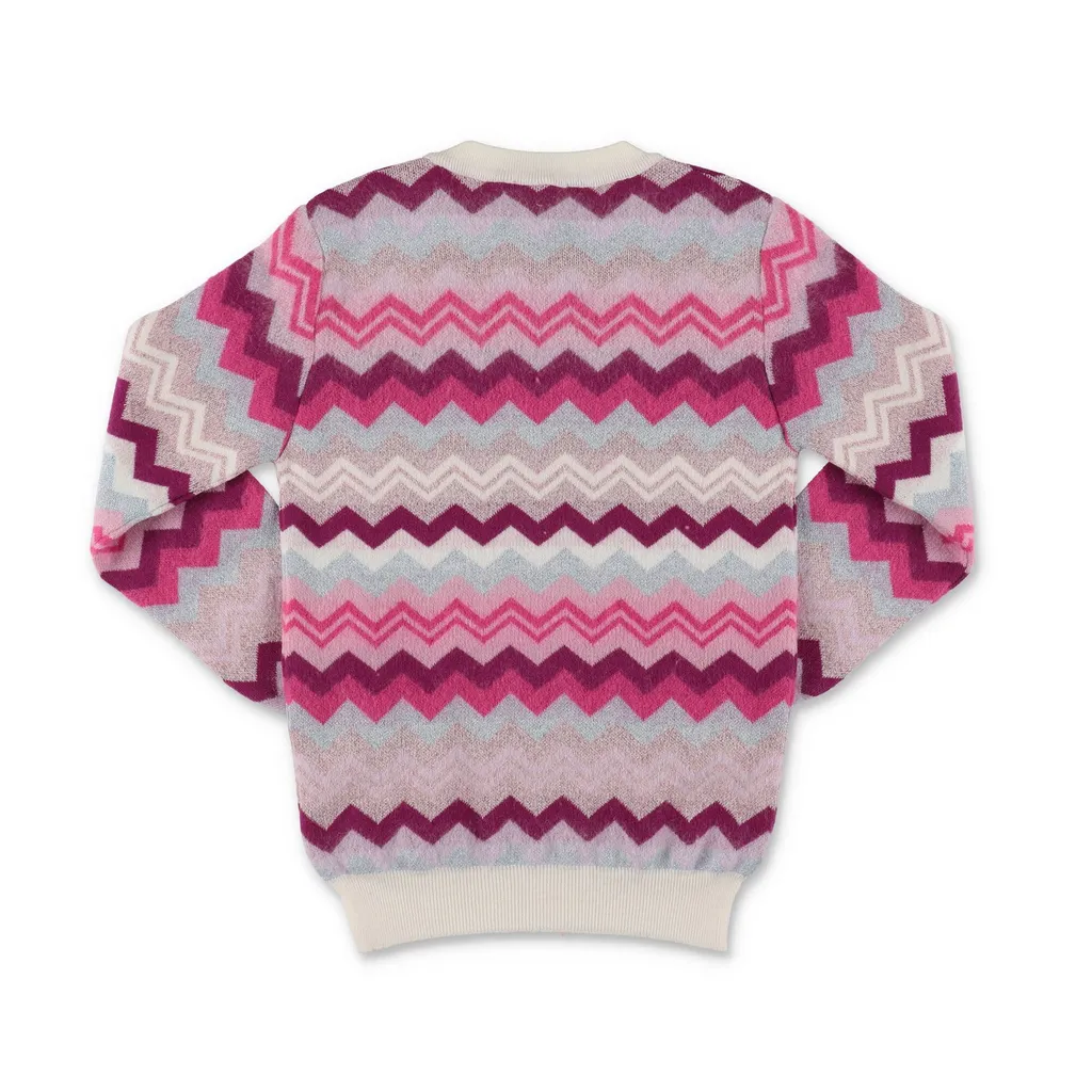 Missoni Kids Zigzag Crewnweck Jumper