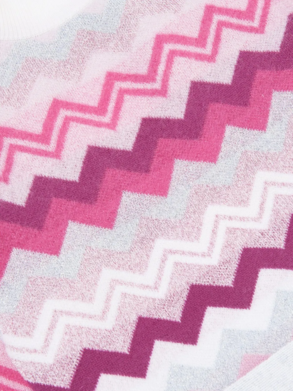 Missoni Kids Zig-Zag Knitted Tied Waist Cardigan