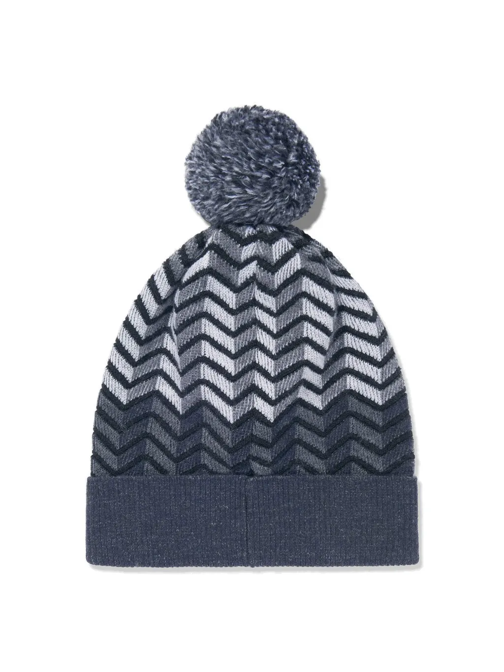 Missoni Kids Zigzag Woven Pompom Detailed Beanie