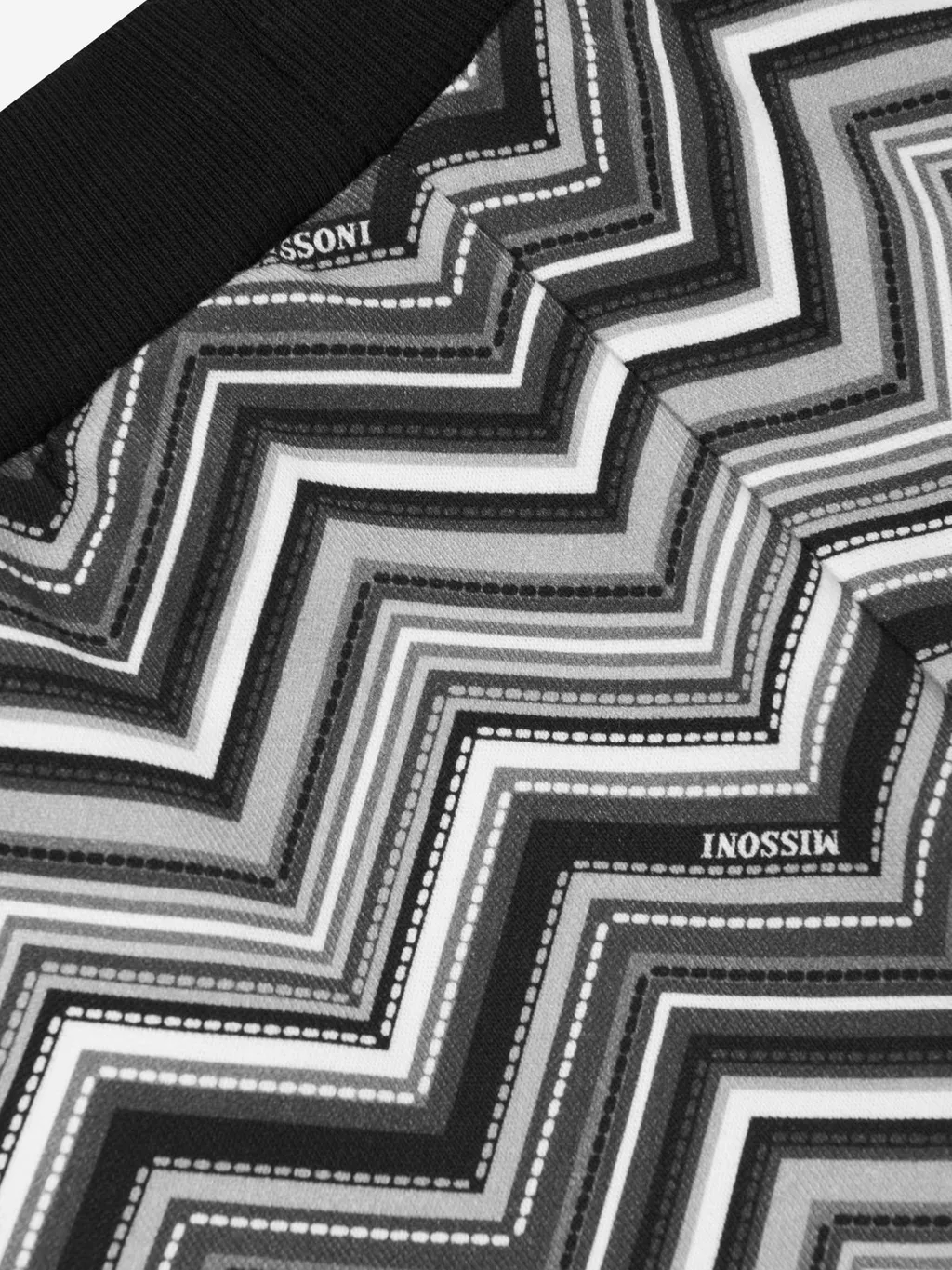 Missoni Kids Chevron Printed Drawstring Bermuda Shorts