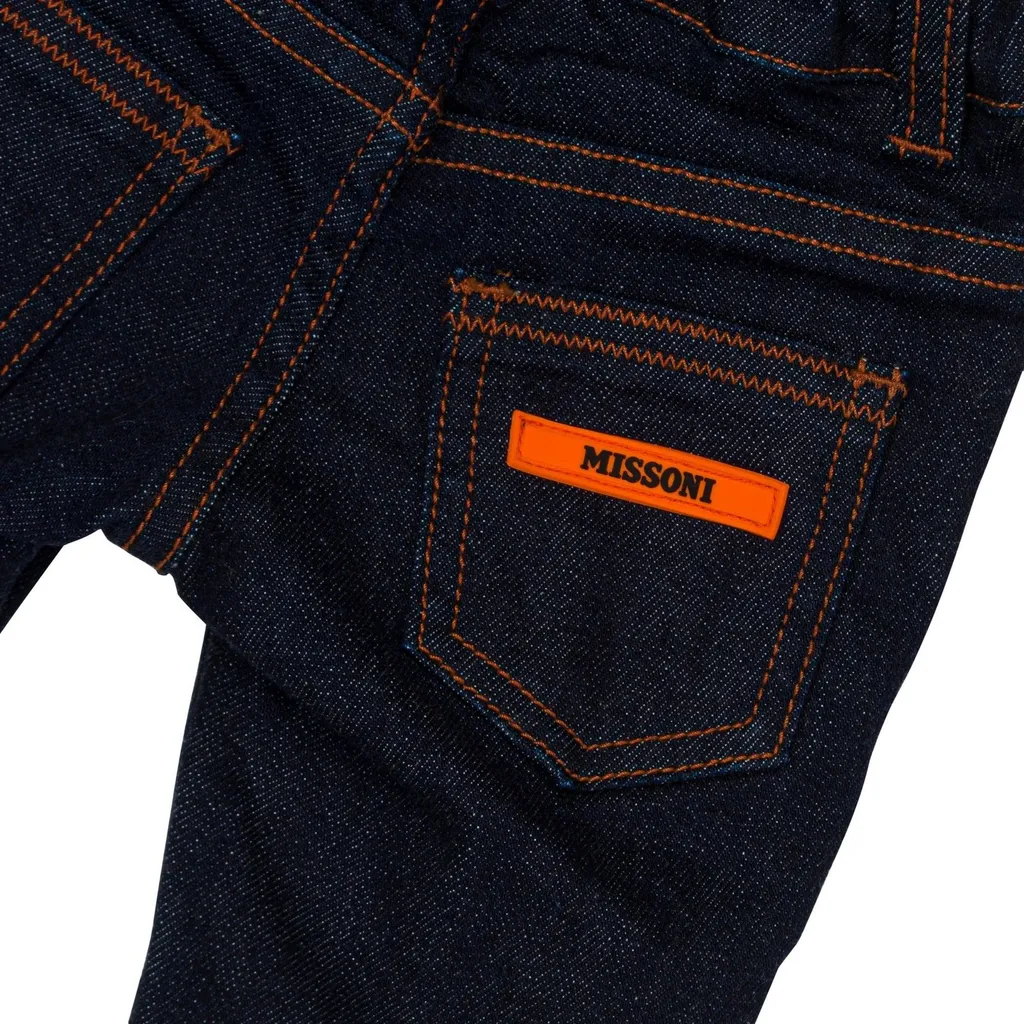Missoni Kids Mid-Rise Straight-Leg Jeans