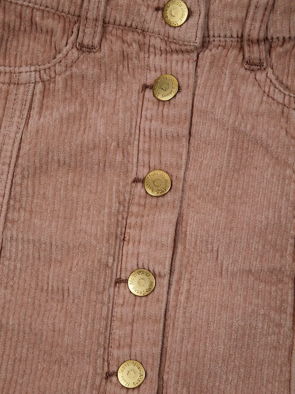 Molo Kids Bera Ribbed-Detail Corduroy Skirt
