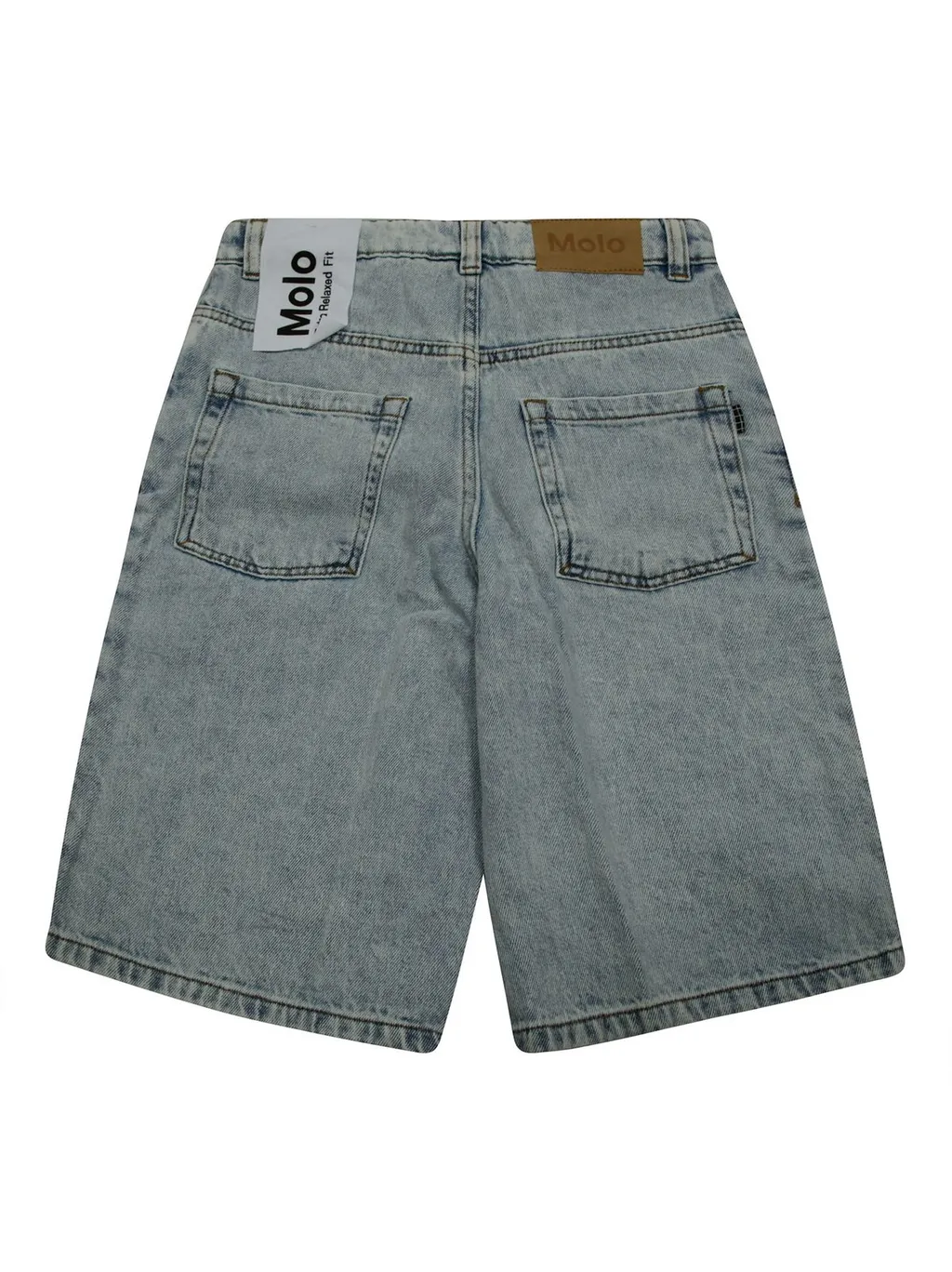 Molo Kids Art Knee-Length Denim Shorts
