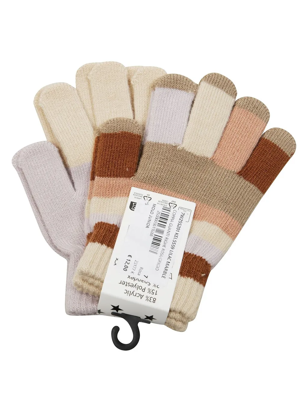 Molo Kids Kei 2-Pack Of Knitted Gloves