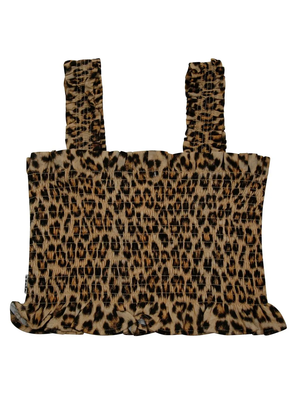 Molo Kids Rolfia Leopard Printed Cropped Top