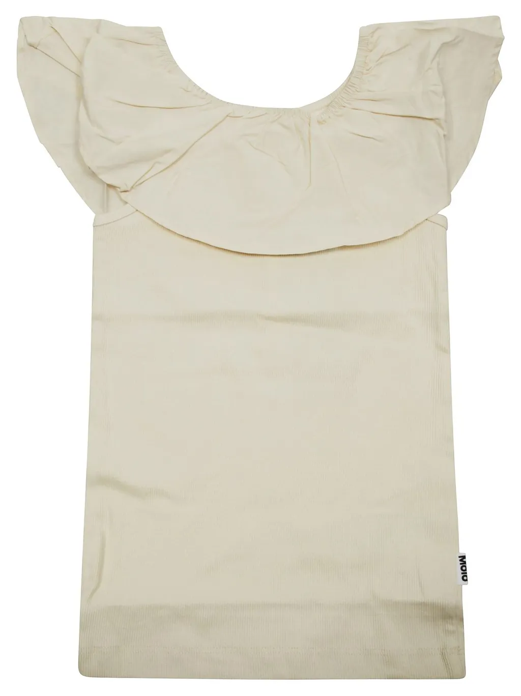 Molo Kids Reca Ruffled Ribbed-Knit Top