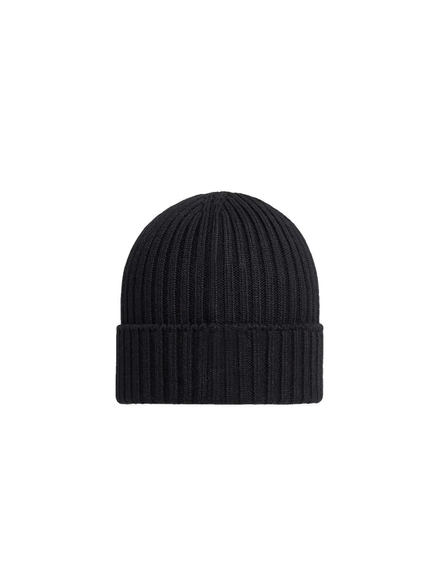 Moncler Logo Wool Beanie Hat