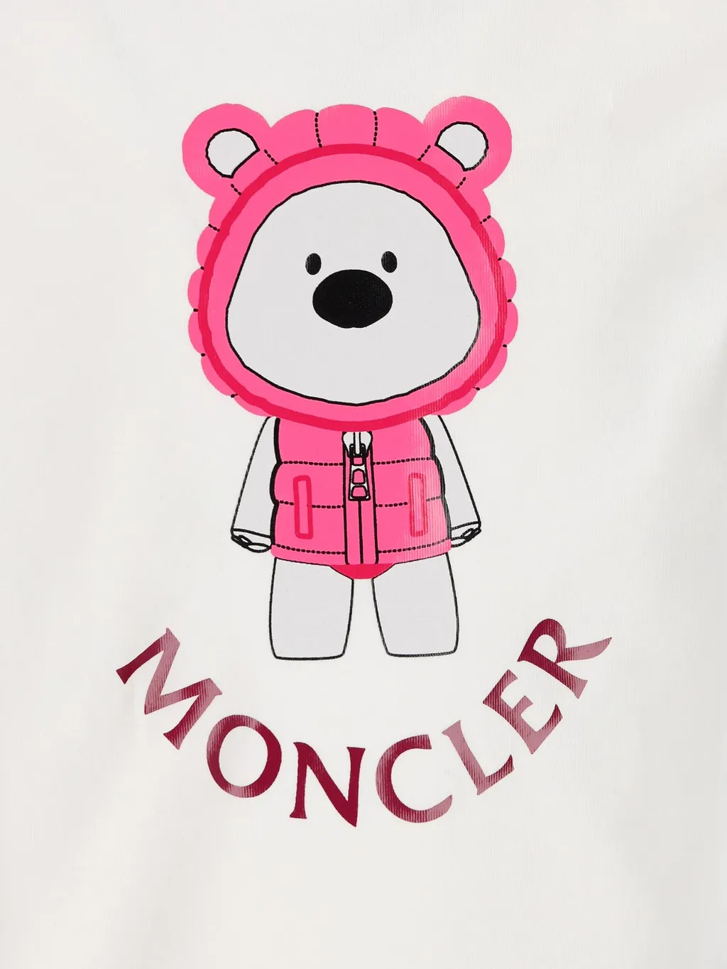 Moncler Enfant Logo Printed Crewneck T-Shirt