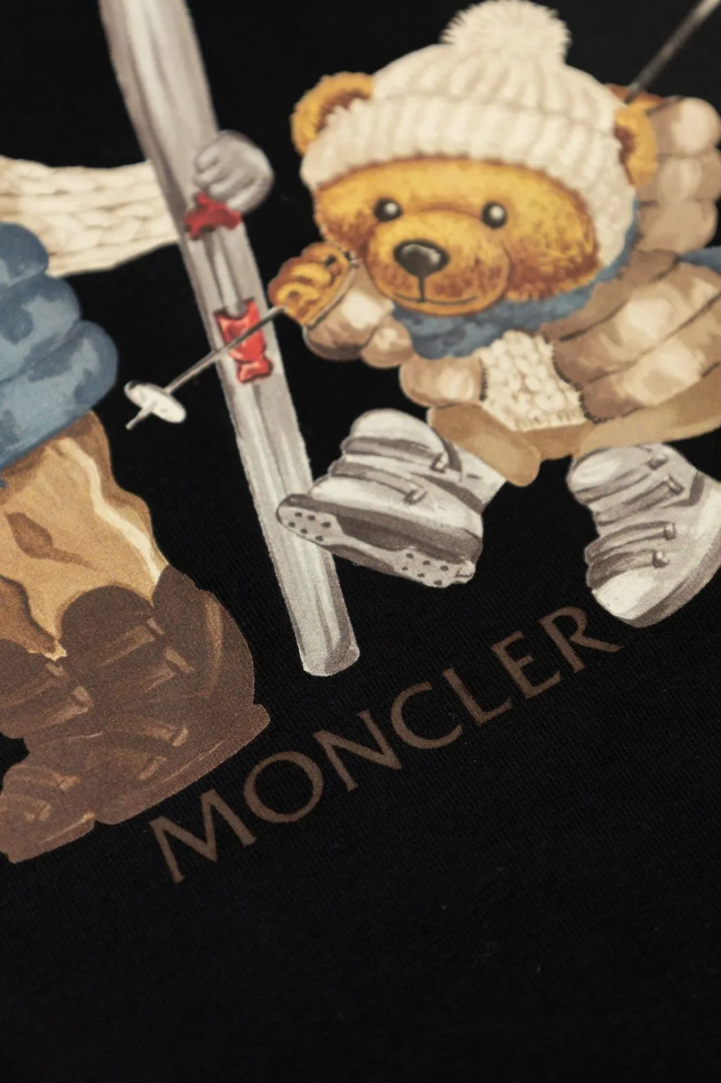 Moncler Enfant Teddy Bear Motif T-Shirt