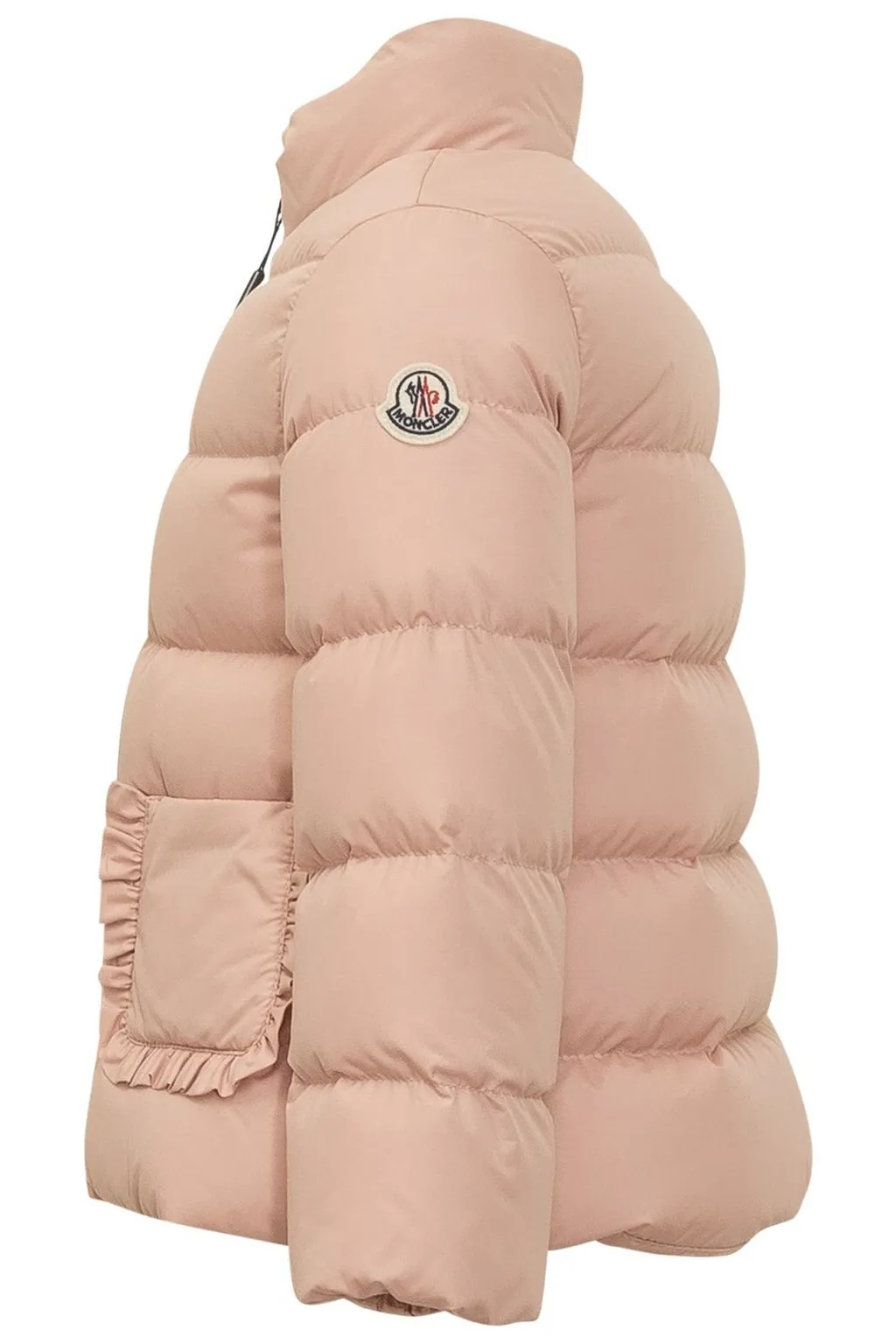 Moncler Enfant Onica Logo Patch Down Jacket