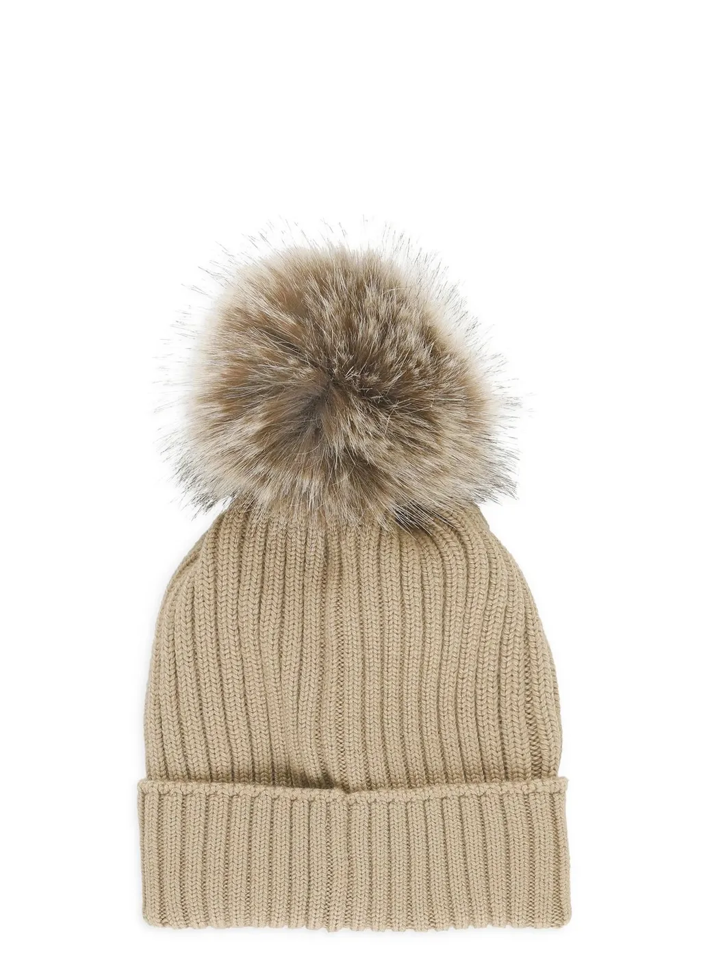 Moncler Enfant Turn Up Ribbed Tricot Hat