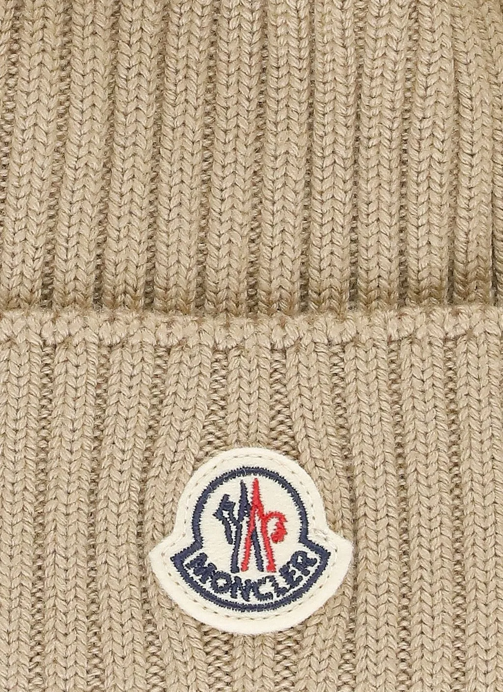 Moncler Enfant Turn Up Ribbed Tricot Hat