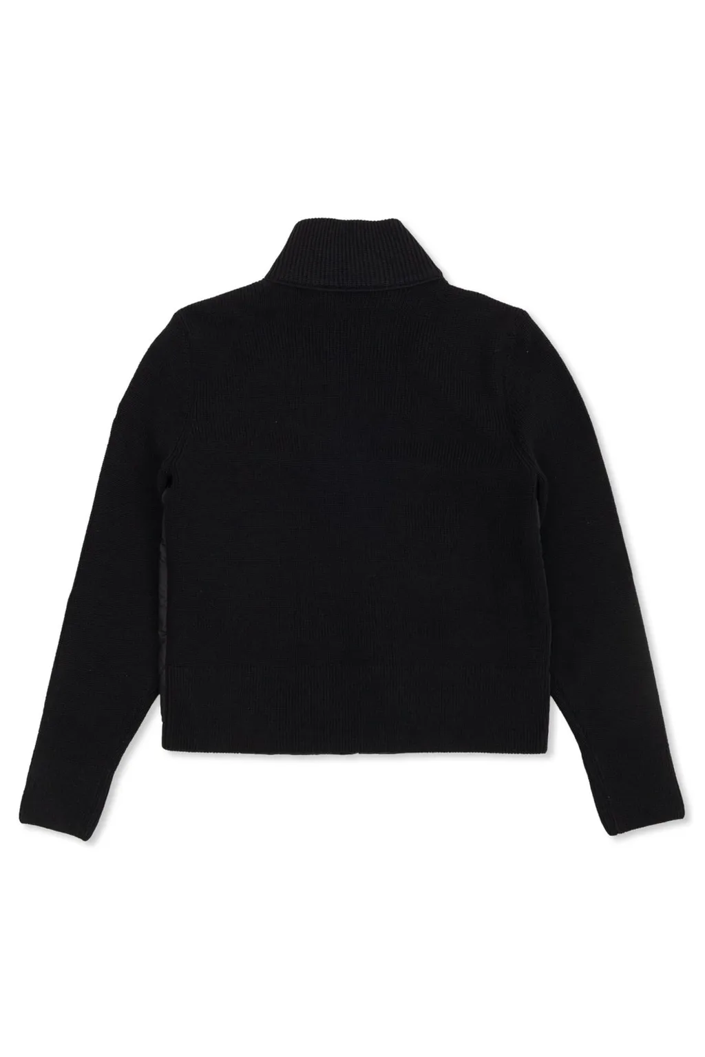 Moncler Enfant Logo Patch Padded Zip-Up Cardigan