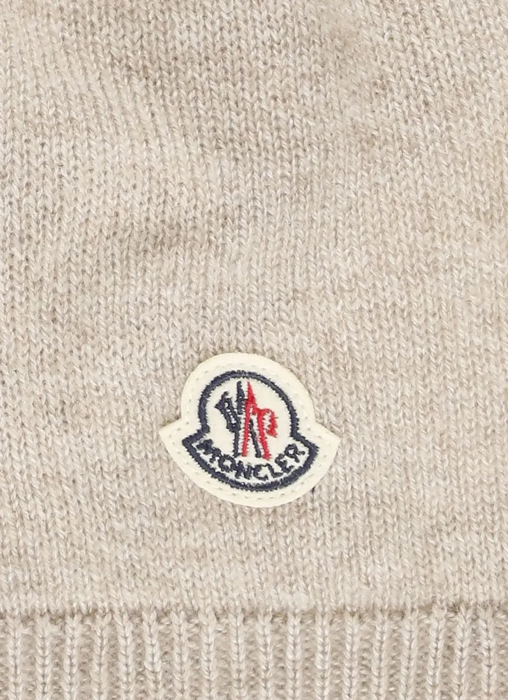 Moncler Enfant Logo Patch Beanie