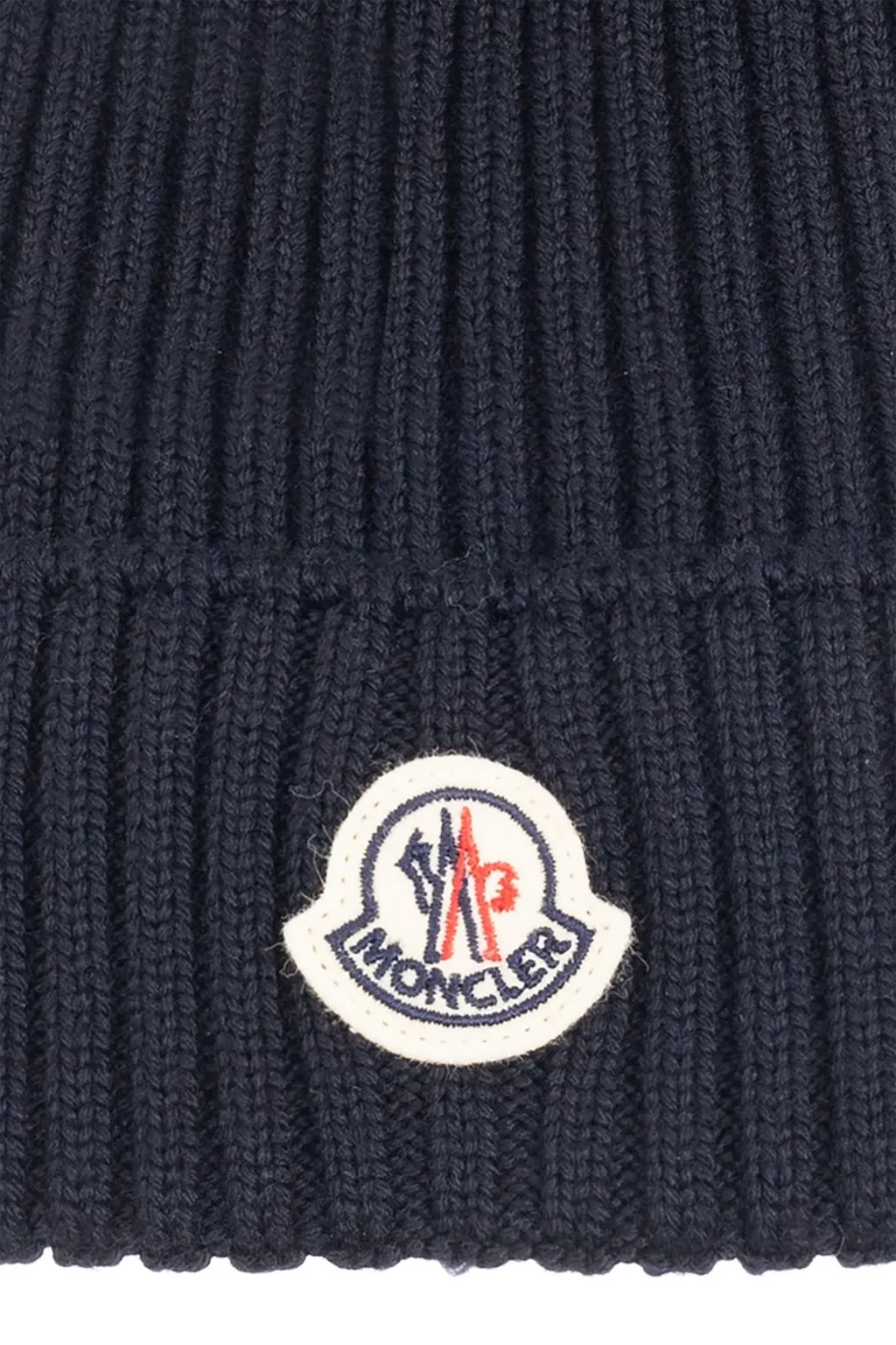 Moncler Enfant Turn Up Ribbed Tricot Hat