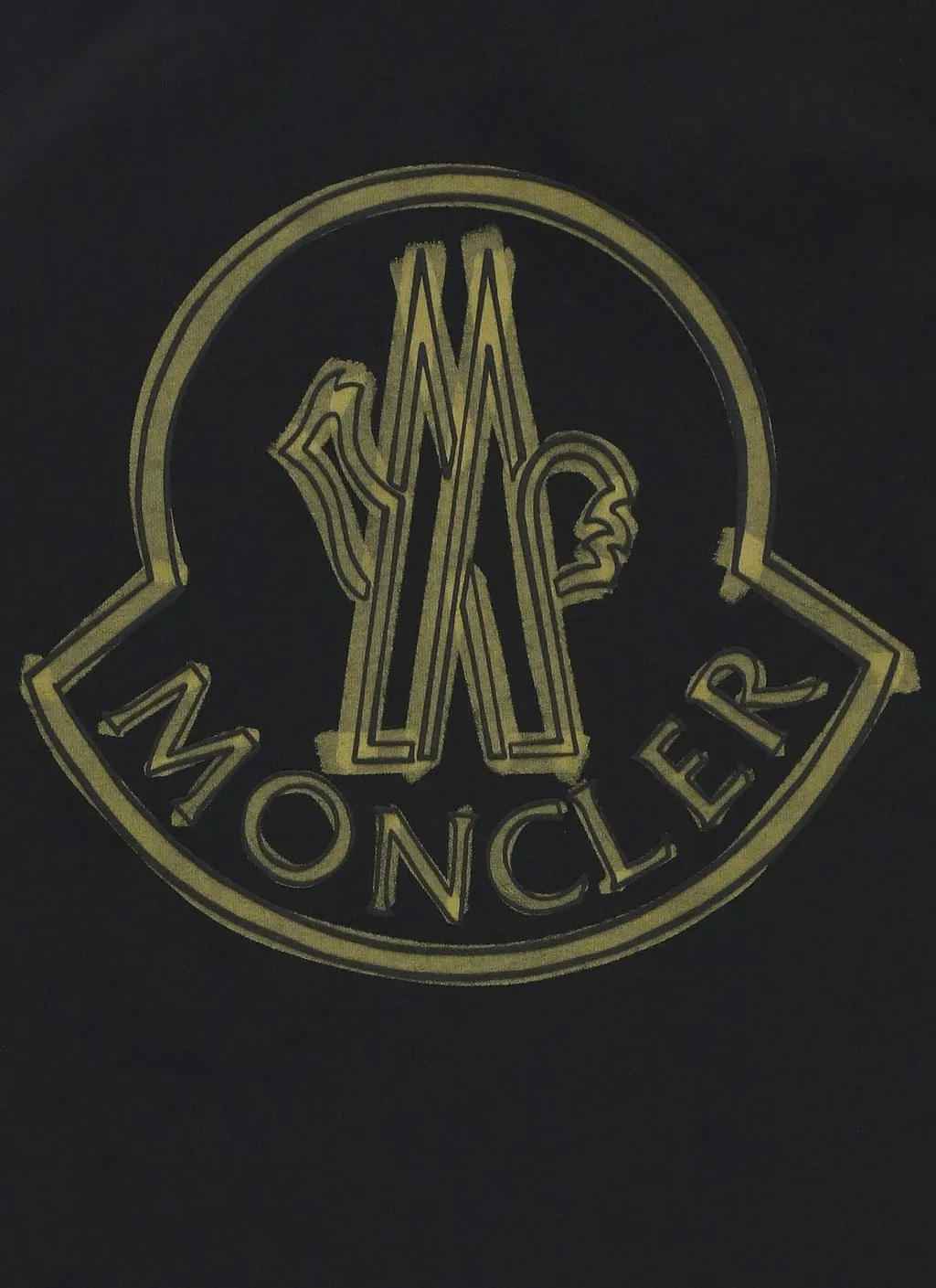 Moncler Enfant Scribble Logo Crewneck T-Shirt