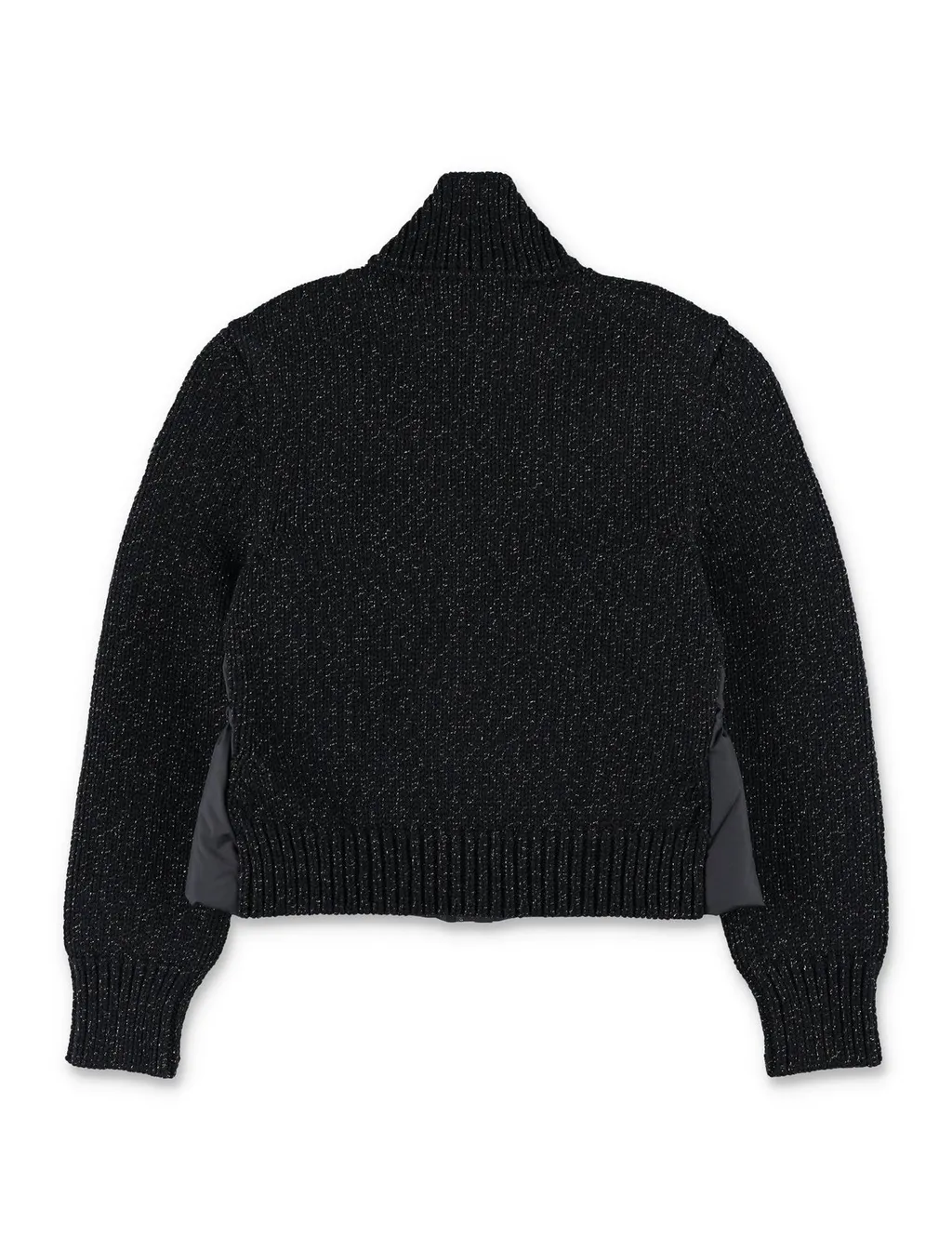 Moncler Enfant Padded Metallic Zip-Up Cardigan