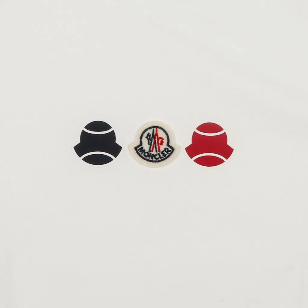 Moncler Enfant Logo Patch Crewneck T-Shirt
