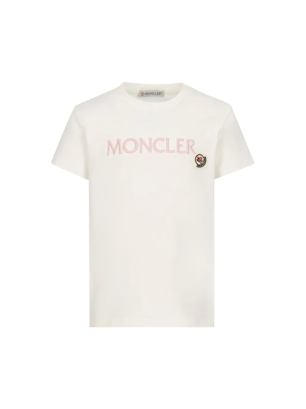 Moncler Enfant Logo Embroidered T-Shirt