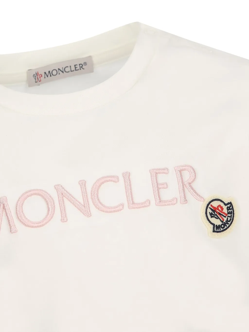 Moncler Enfant Logo Embroidered T-Shirt