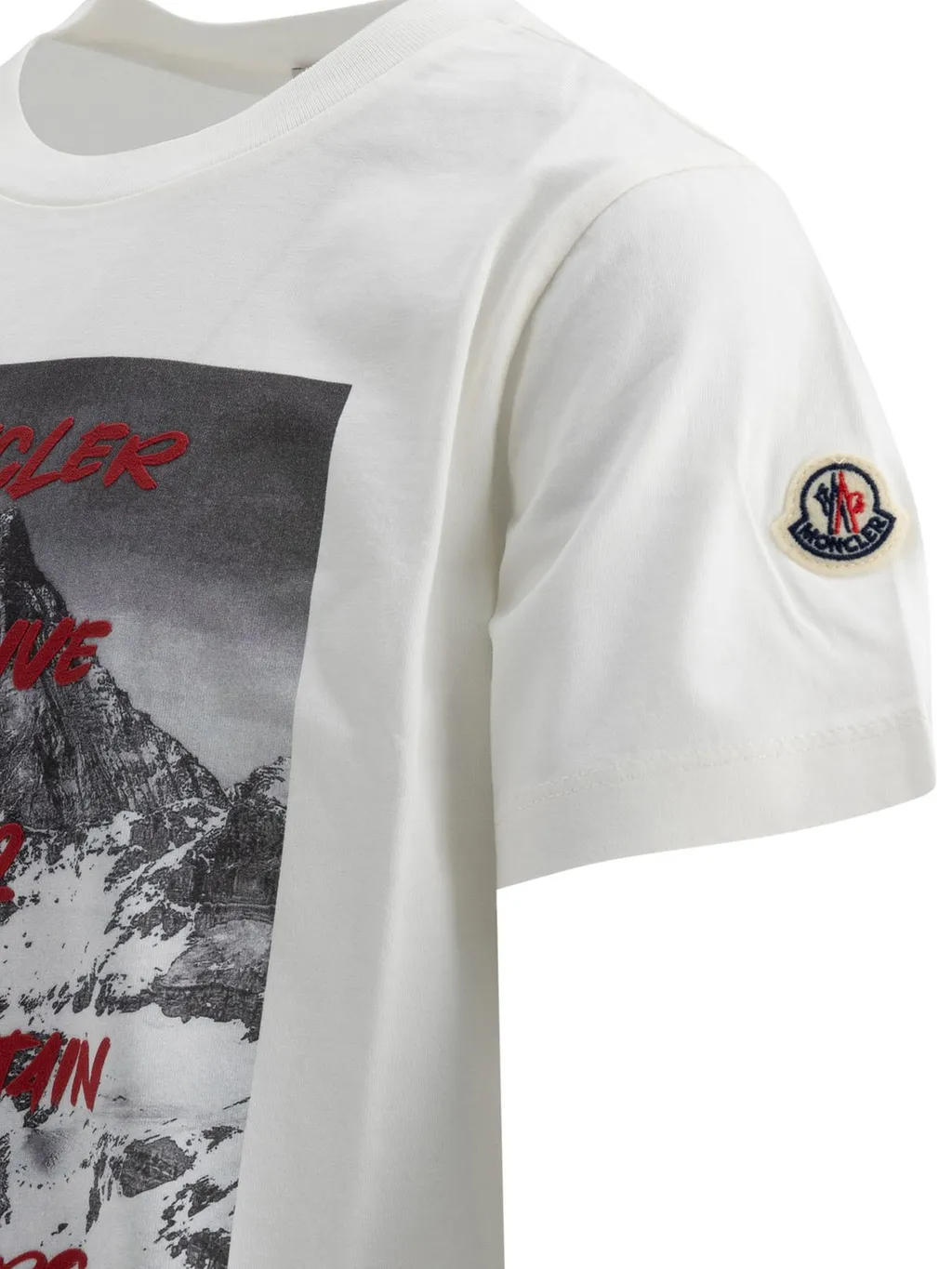 Moncler Enfant Logo Printed Crewneck T-Shirt