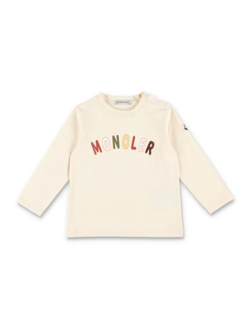 Moncler Enfant Logo Printed Long Sleeved T-Shirt