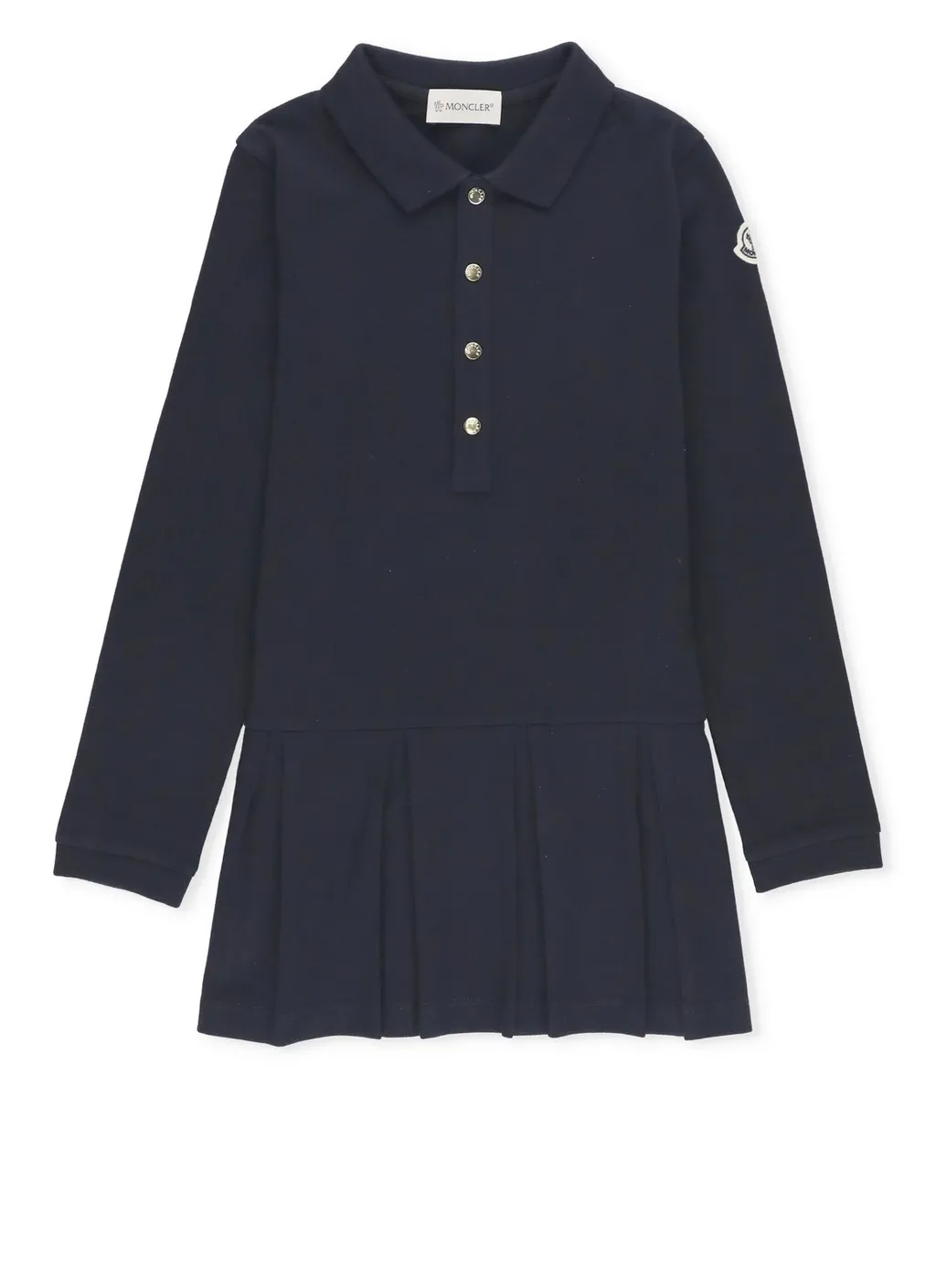Moncler Enfant Logo Patch Polo Dress