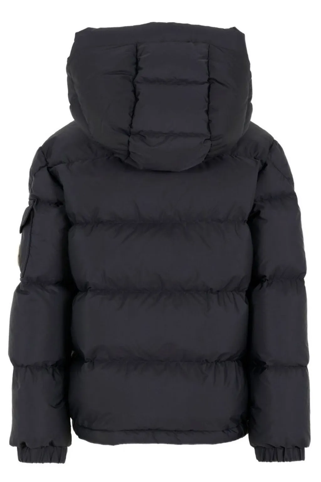 Moncler Enfant Logo Patch Hooded Padded Jacket