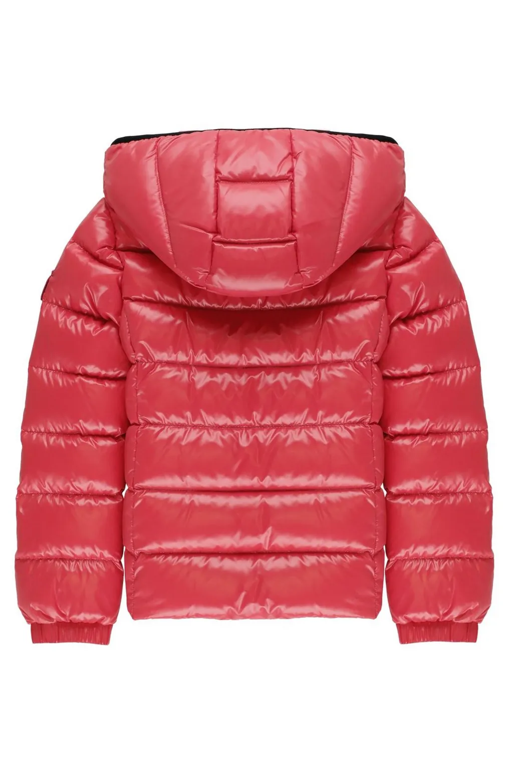 Moncler Enfant Logo Patch Hooded Down Jacket
