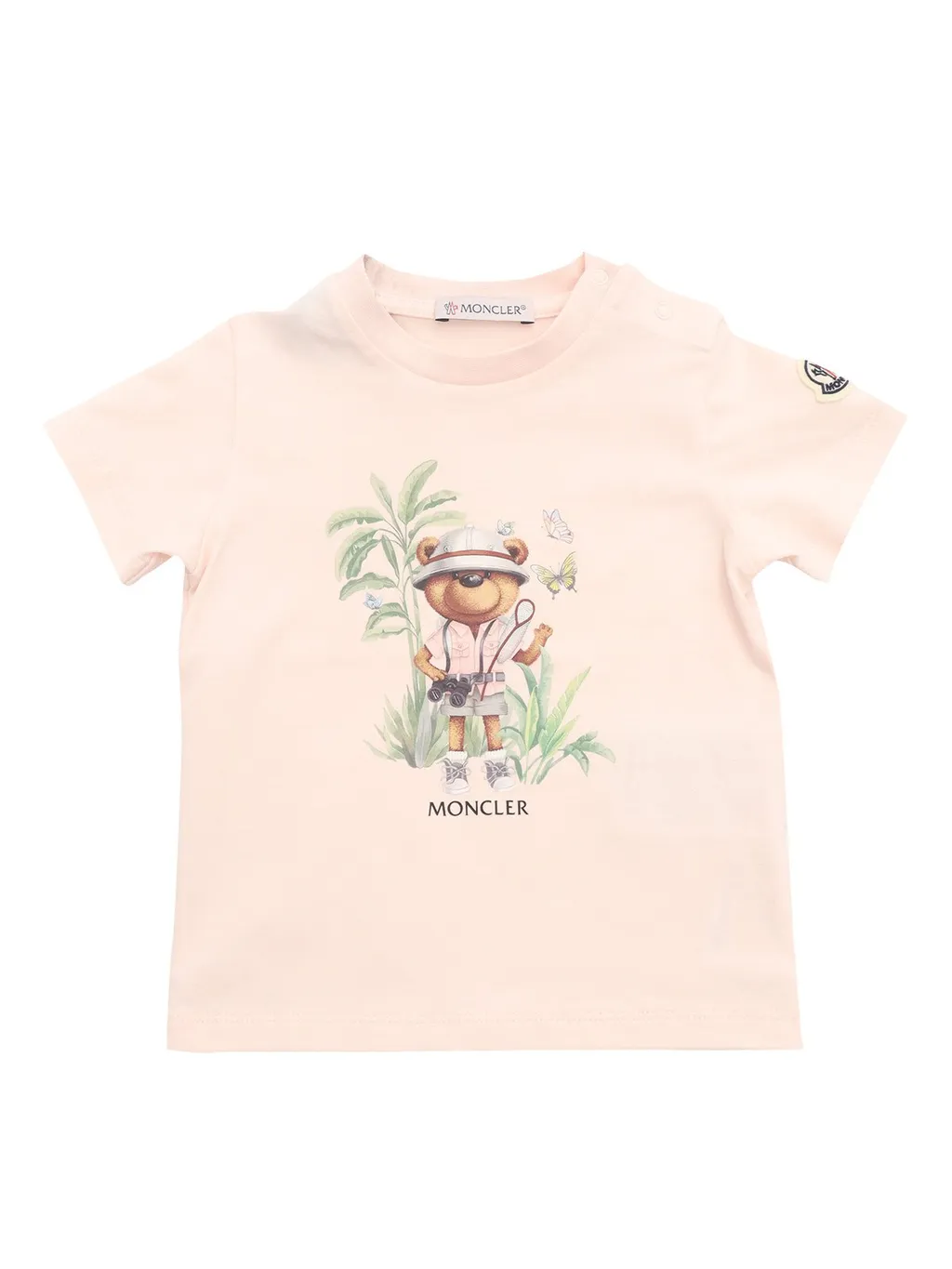 Moncler Enfant Teddy Bear Motif T-Shirt