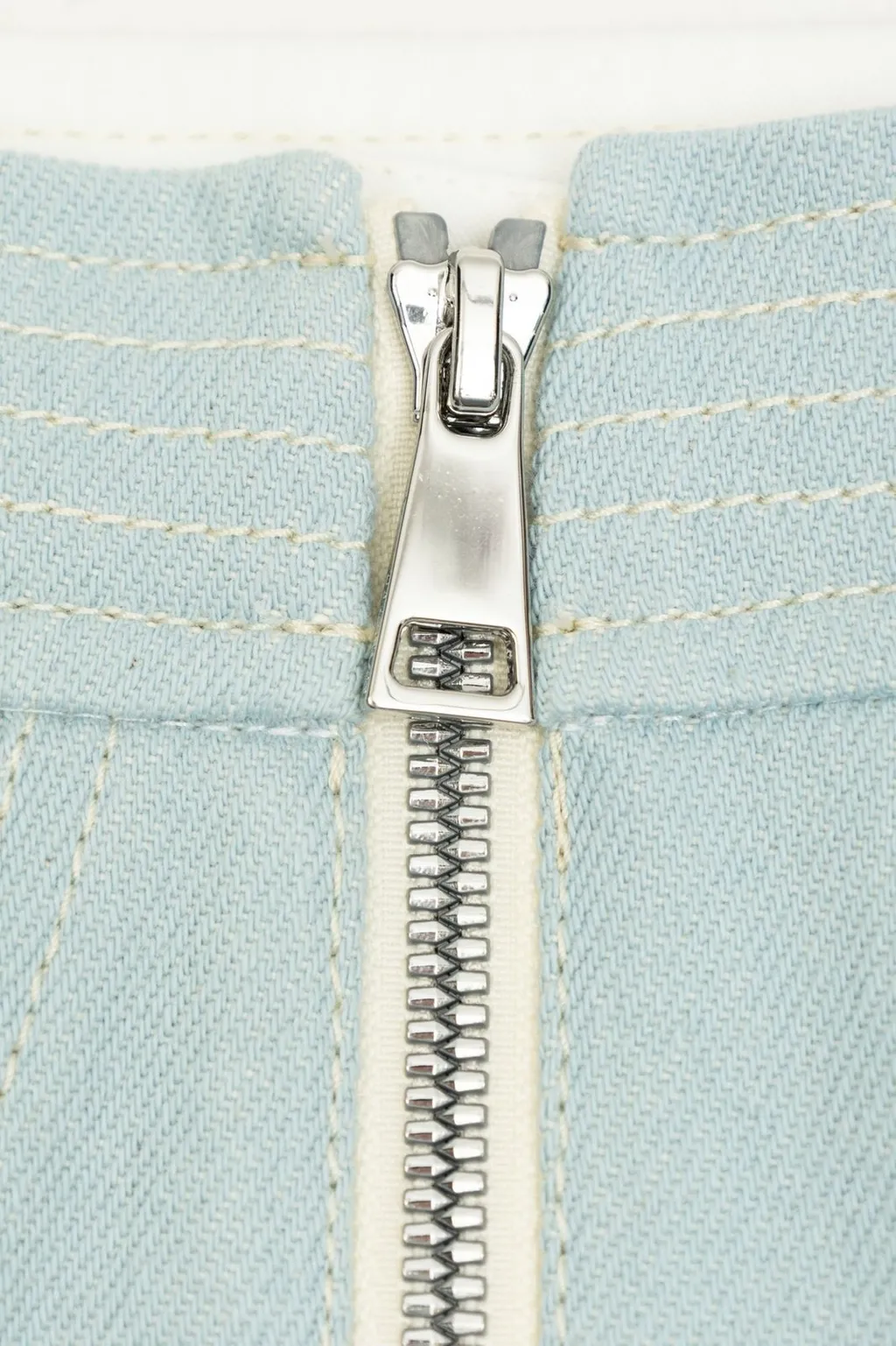 Moncler Enfant Flared Denim Mini Skirt