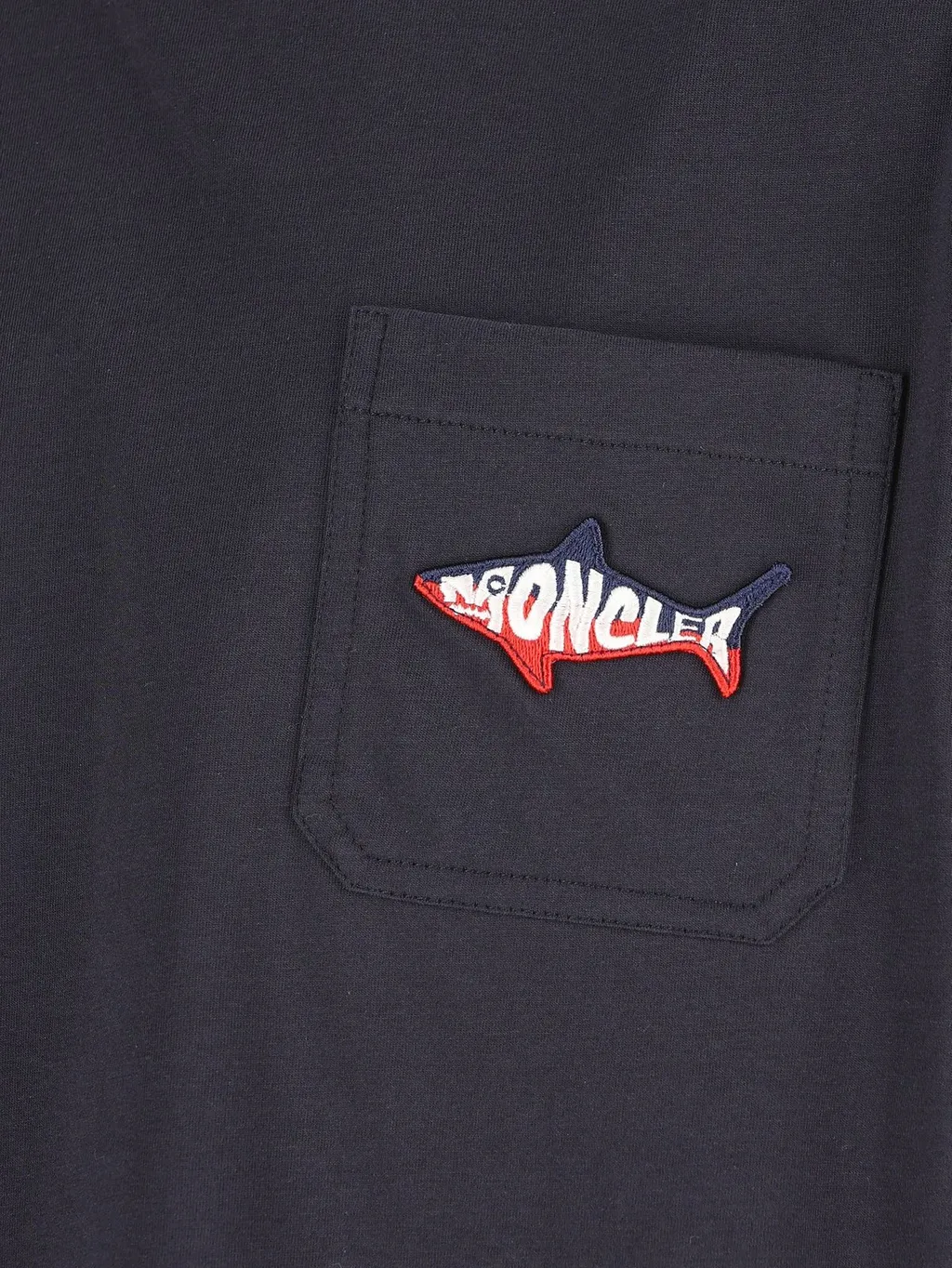 Moncler Enfant Logo Patch Crewneck T-Shirt