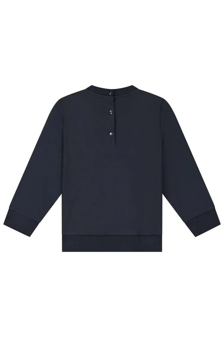Moncler Enfant Logo Detailed Crewneck Sweatshirt