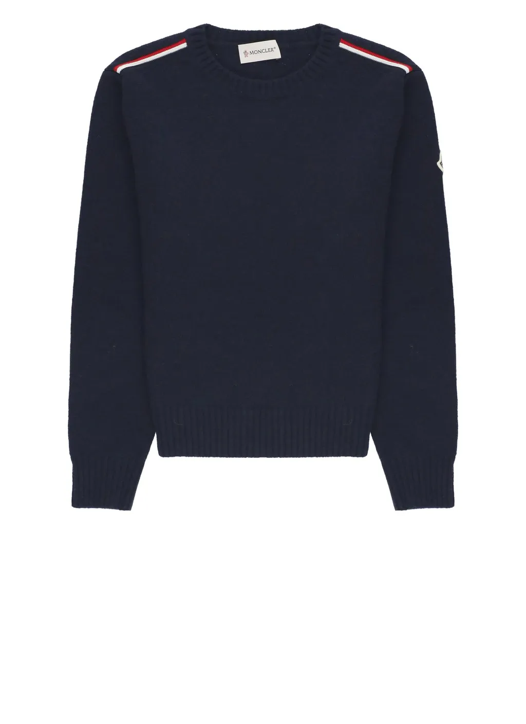 Moncler Enfant Logo-Patch Crewneck Jumper