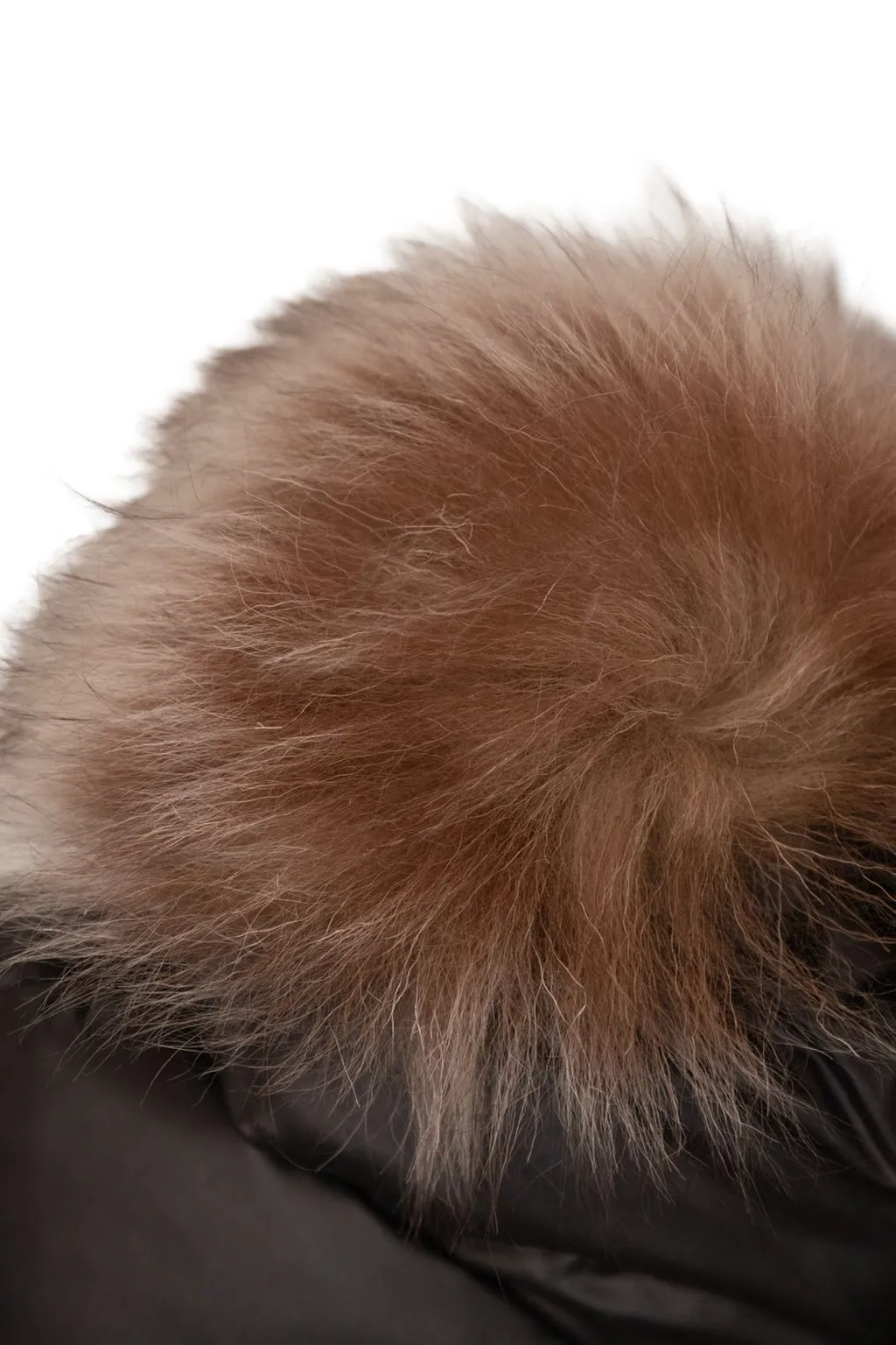 Moncler Enfant Shearling Detailed Down Jacket