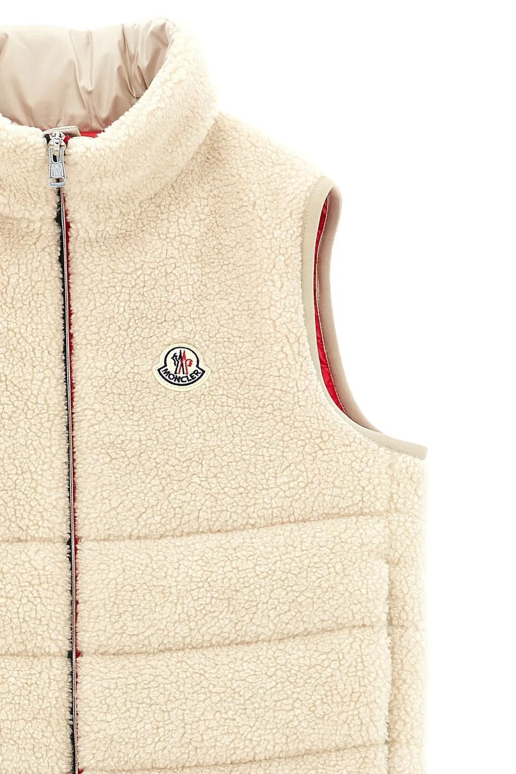 Moncler Enfant Logo Patch Zipped Vest