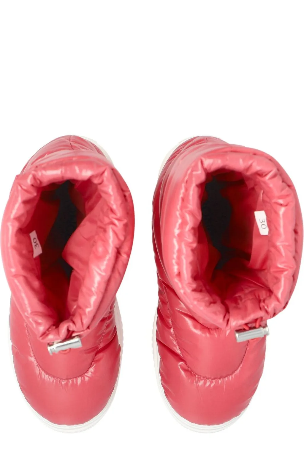 Moncler Enfant Gaia Logo Patch Padded Snow Boots