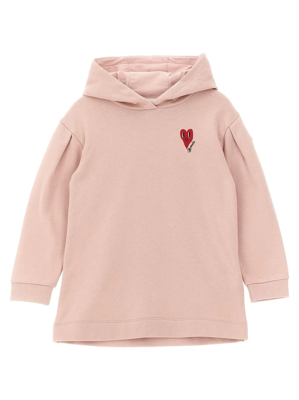 Moncler Enfant Logo Patch Hooded Dress