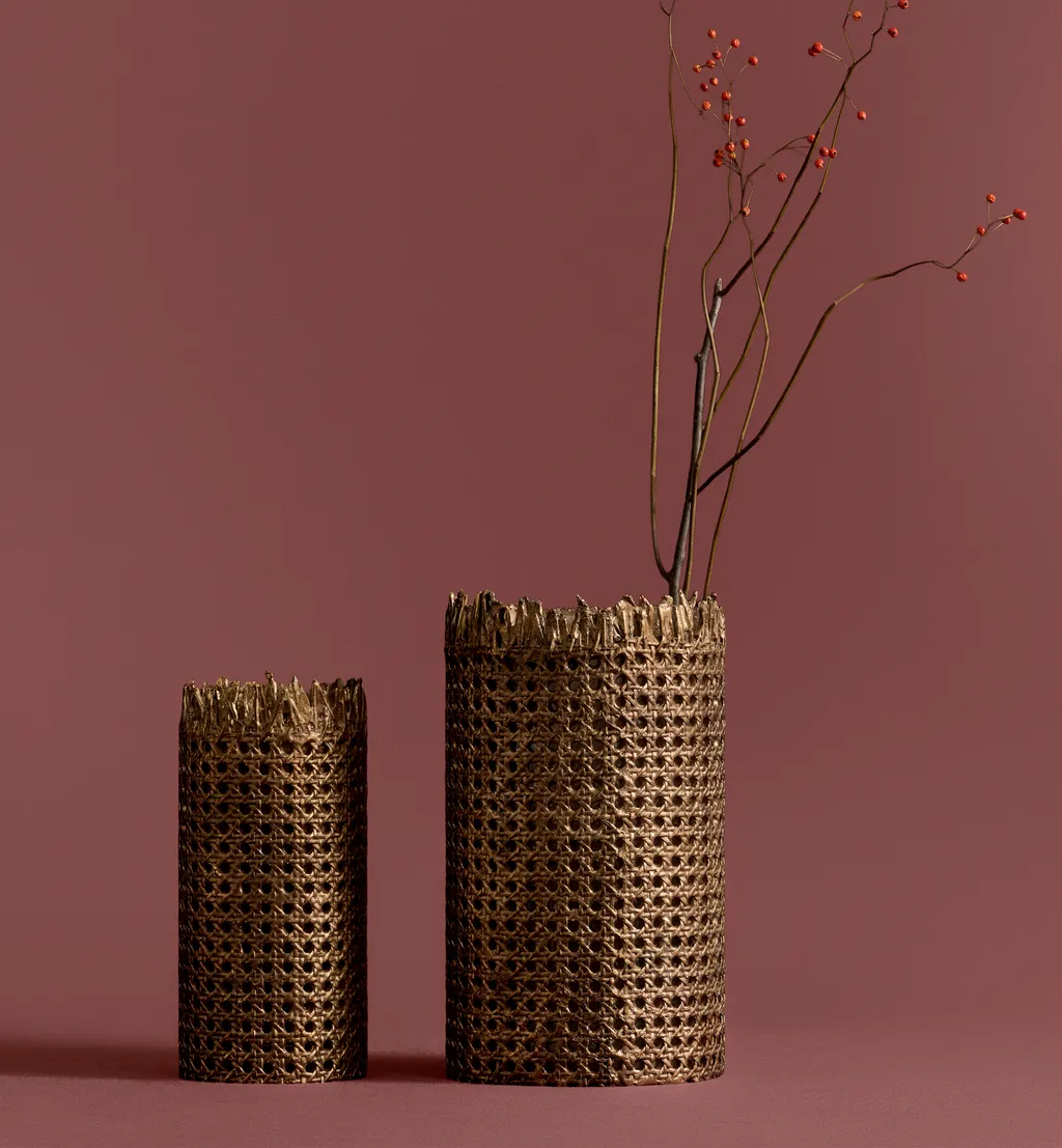 Large Cylindrical Vase