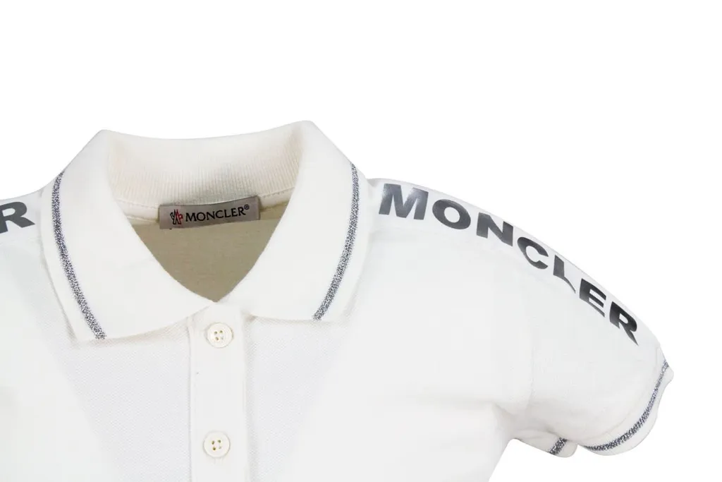 Moncler Enfant Logo Printed Short-Sleeved Polo Shirt