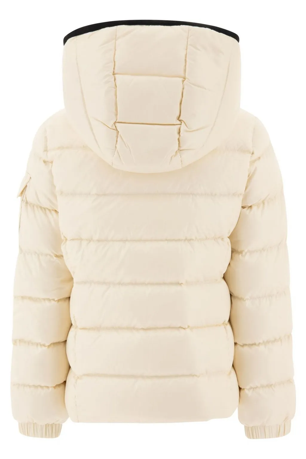 Moncler Enfant Logo Patch Hooded Down Jacket