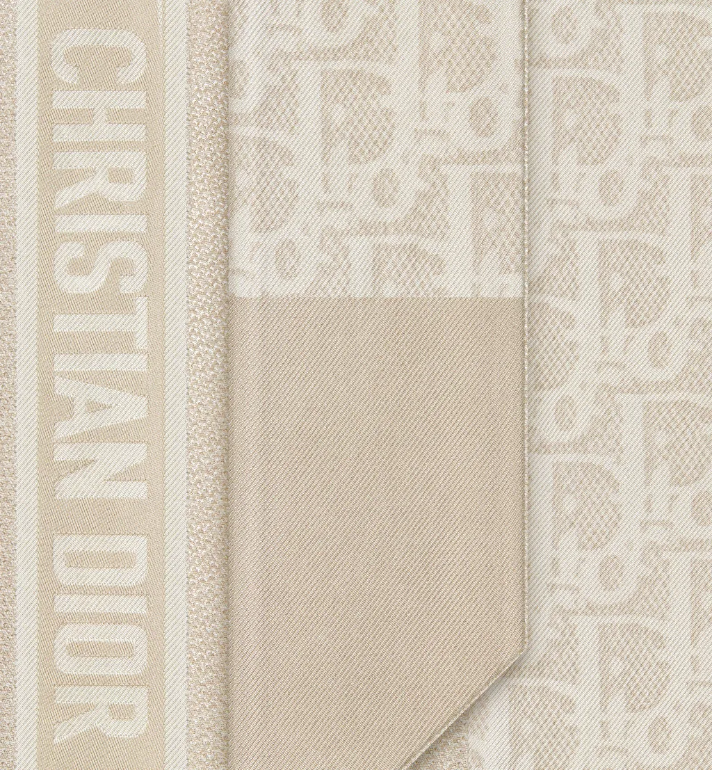 Dior Oblique Natte Mitzah Scarf