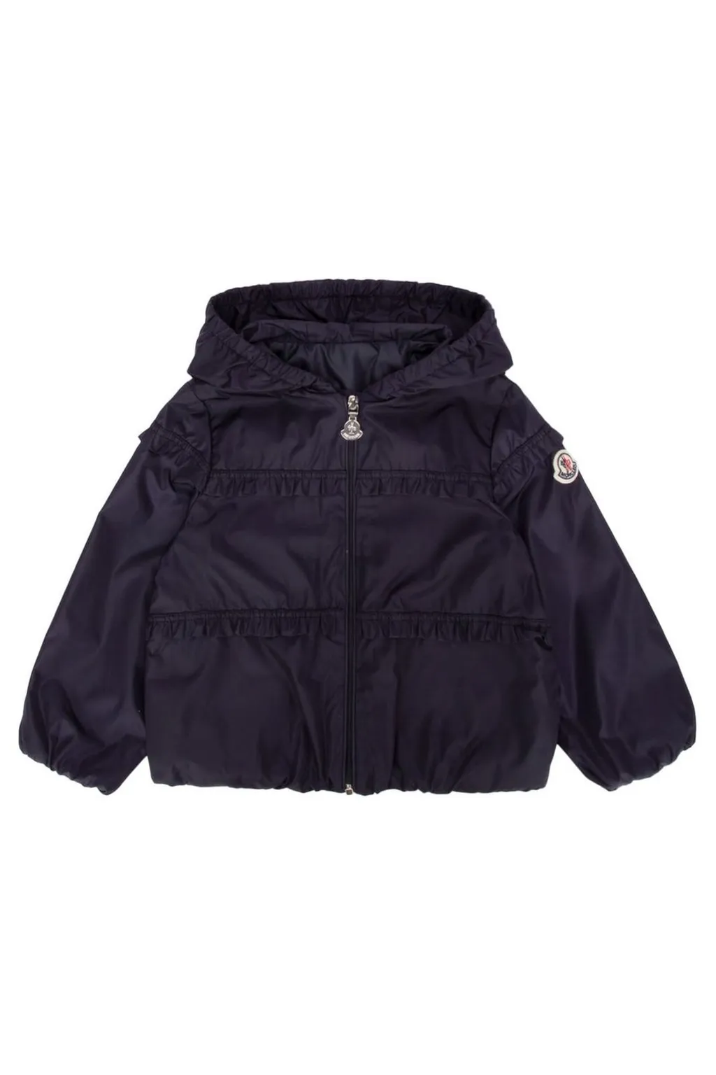 Moncler Enfant Hiti Logo Patch Hooded Rain Jacket