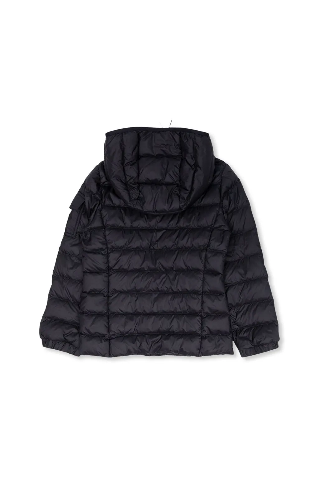Moncler Enfant Zip-Up Hooded Quilted Jacket
