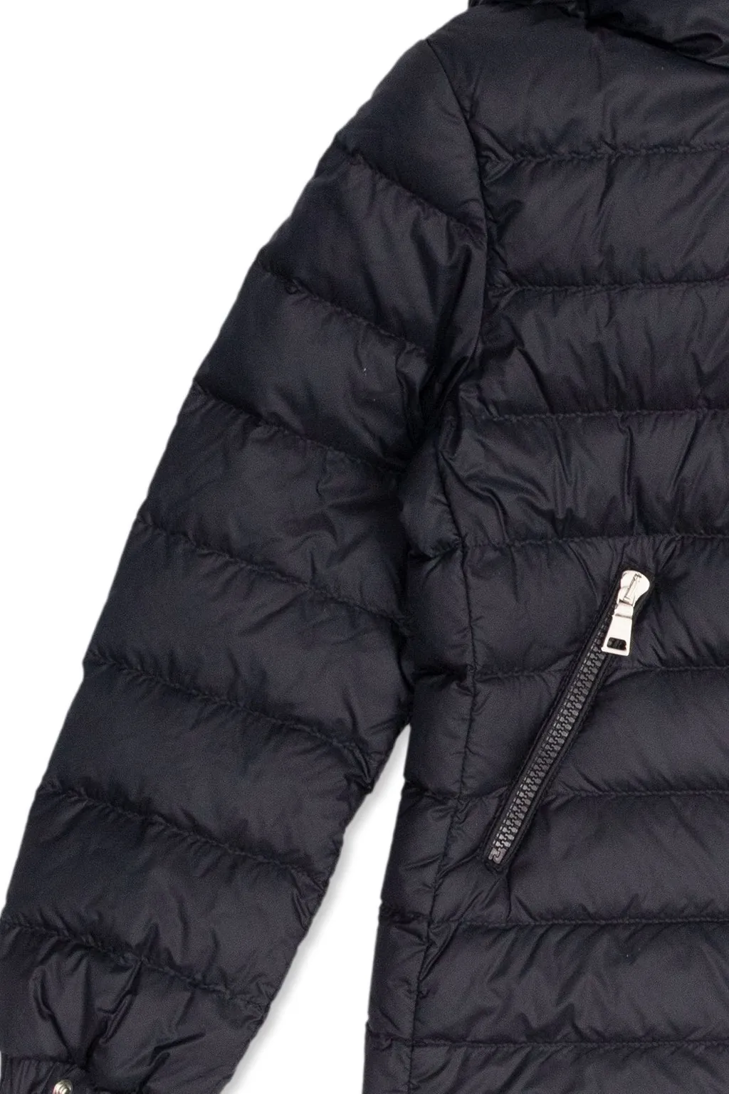 Moncler Enfant Zip-Up Hooded Quilted Jacket